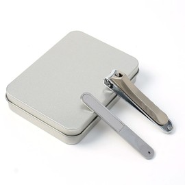내꺼득템 Lever Cut Nail Clipper 2-Piece Set NC07 - Precision Nail Clipper