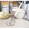 Fox Run 5836 Danish Dough Whisk, Stainless Steel/Wood