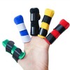 Versatile Finger Support Splint for Bent Fingers and Joint Protection Size/Grey 30ea