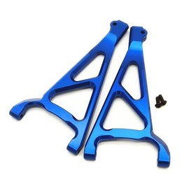 Aluminum Front Upper Suspension Arms Left and Right Blue for Traxxas 1/10 E REVO Summit 5331 5332