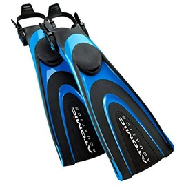 Atomic Aquatics Blade Fin for Scuba Diving and Snorkeling Fin, Medium, Blue