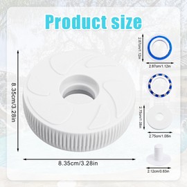 BOXOB Pool Cleaner Idler Wheel Replacement Part, Components Ball Bearing C60 Wheel Screw C55 Wheel Washer C64 for Polaris 280 180 Pool Cleaner Roller