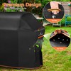 [Upgraded 1000D Heavy Duty Fabric] 58 inch Grill Cover for