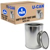 LAUCO Empty Paint Cans with Lids – 32oz, 6 Pack