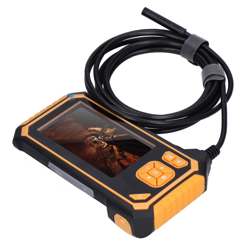 Industrial Endoscope Camera HD 1080P Waterproof Borescope Single Lens 4.3in