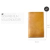 DELMON VARONE - Personalised Pocket Calendar 2025 Aniline Leather Brown
