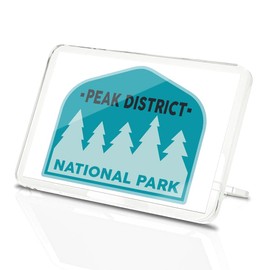 Classic Rectangle Magnet with Stand - Peak District National Park England - Fridge Locker Office Whiteboard Toolbox #60673