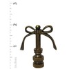 Royal Designs Bow Tie Design 2" Lamp Finial for Lamp