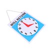 NUOBESTY Will Clock Office Hours Sign Open And Closed Board