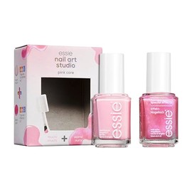 essie Nail Art Studio Set Pink Core (No. 17 Muchi Muchi, No. 20 Astral Aura)