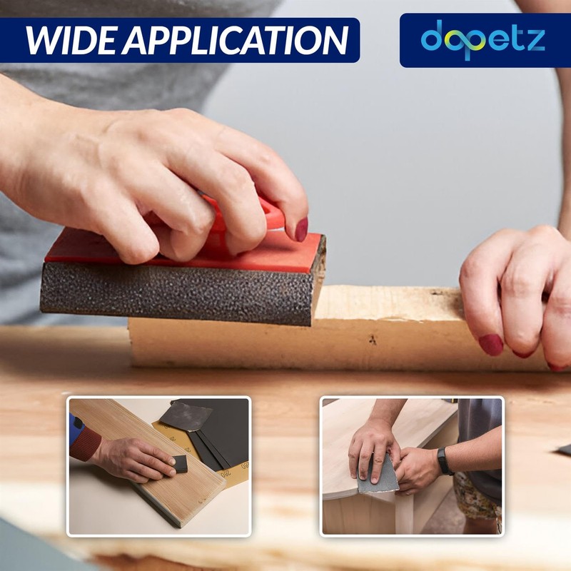 Dapetz ® 10 PC Emery Cloth Sanding Sheets 60/100/150 Grit
