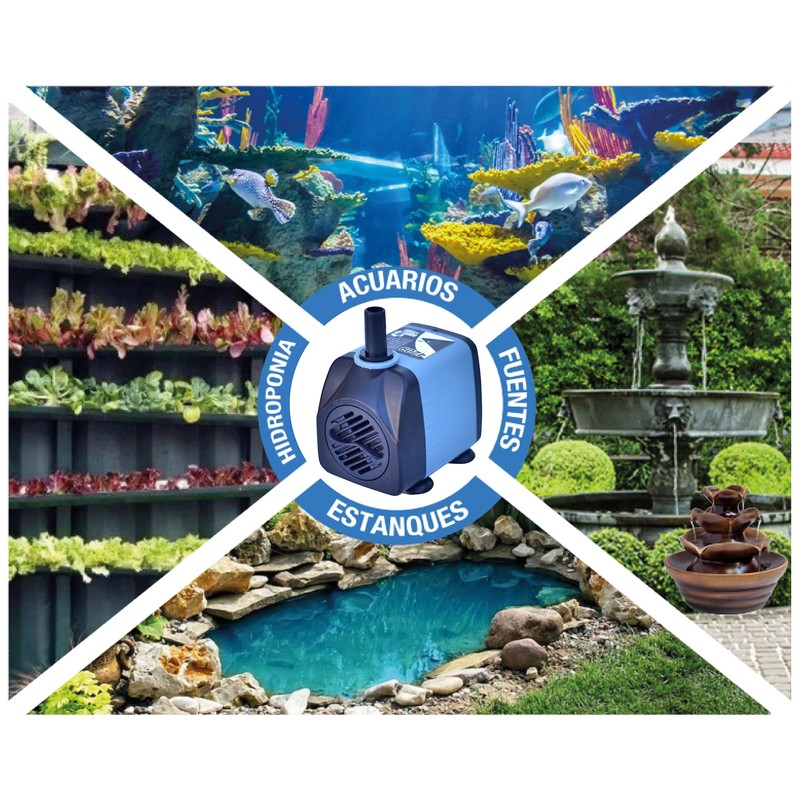 AQUASUB 4211 Bomba Agua 800 L/H 1.6M 13W