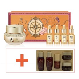 Sooryehan Ginseng Cream Special Set 60ml + Sooryehan Fermented 5 Types Gift / 수려한 진생 크림 특별 기획 세트 60ml+수려한 발효 5종 기프트