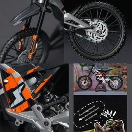 1/12 Alloy Dirt Bike Model Assembled Adult DIY Motorcycle Handcrafted Collectible Gift