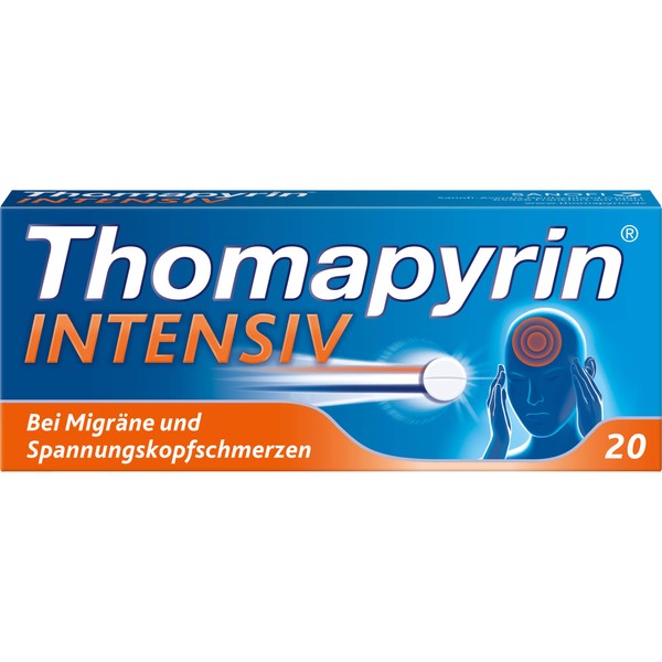 Thomapyrin intensiv Tabletten Original von Sanofi-Aventis, 20 pcs. Tablets
