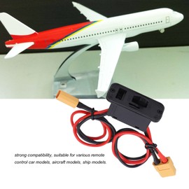 Watris Veiyi XT60 RC Switch, RC Aircraft Switch with XT60 Plug, High Current Switch for Remote Control Car Models, Aircraft Models