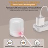 Qoollife E26 Rechargeable Light Bulbs with Remote Control, Battery Operated