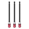sourcing map 3pcs Magnetic Extension Chuck Adapter 6" 1/4 Inch