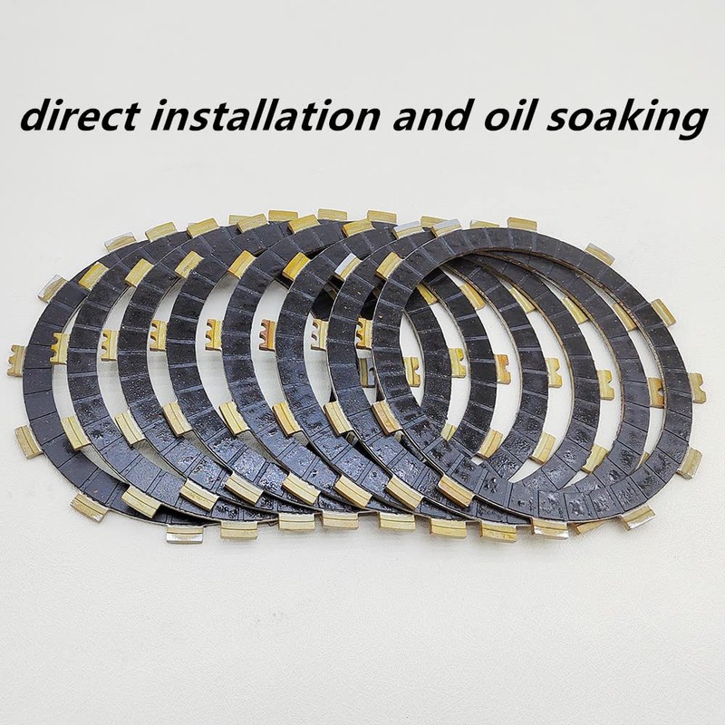 BIGLKNM Clutch Kit Friction Plates & Gasket Compatible for Yamaha