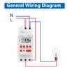 AC 85-265V 30A Timer Switches TM919BK Digital Timer 24Hours 7Days