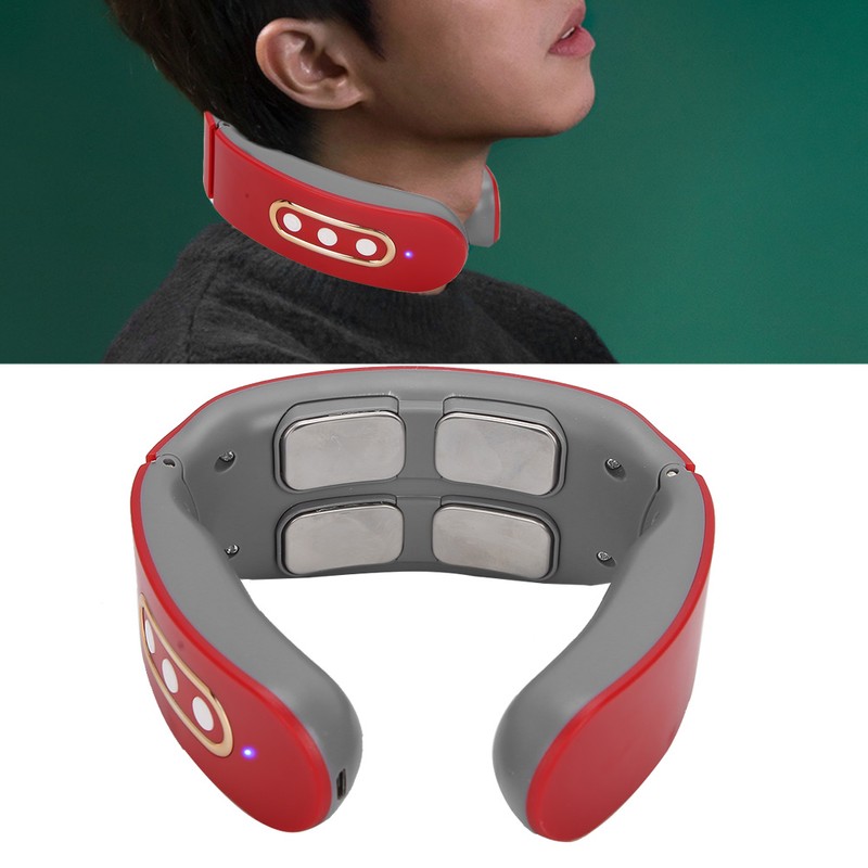 Wireless Neck Massager 9 Gears Adjustment Electric Cervical Vertebra Care