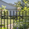 Thealyn Metal Garden Fence Decorative Fence 32 High x 24