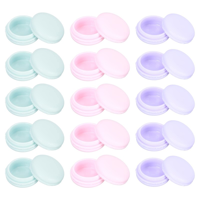 BESTOYARD 30pcs Cream Box Color Macaron Separate Jar Lip Eye