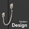 MEGA HANDLES Transom Door Chain 12-Inch, Door Chain Stopper for