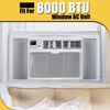 Powrocket Window AC Side Panel with Frame Set,Air Conditioner Accordion
