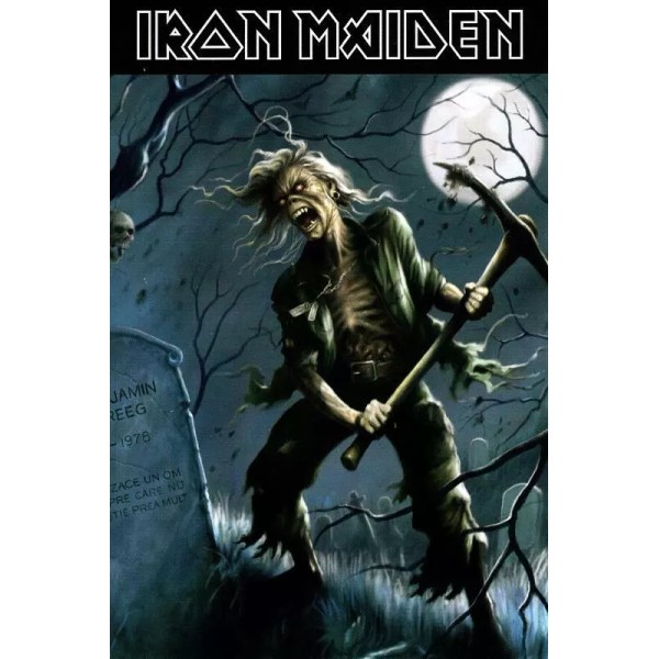 Iron Maiden Benjamin Breeg Official Postcard Metal