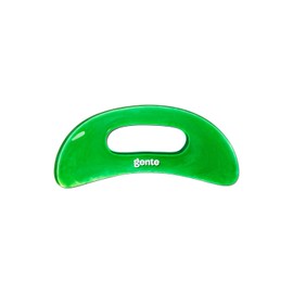 Gente Beauty Body Gua Sha Herramienta para masaje de drenaje linfático, ajuste de la piel y alisado de celulitis, herramienta de escultura corporal para circulación y relajación, verde