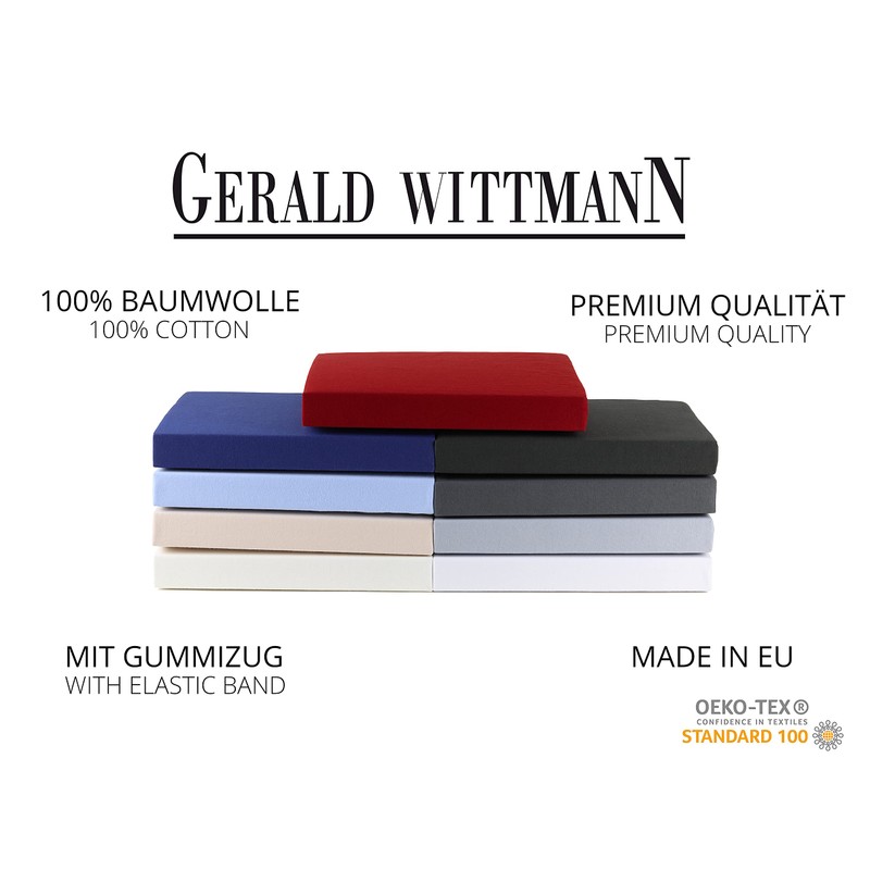 Gerald Wittmann Premium Fitted Sheet 90 x 200 - 100
