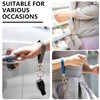 YILANFULL Key Rings for Car Keys, Leather Wristlet Keychain Wrist