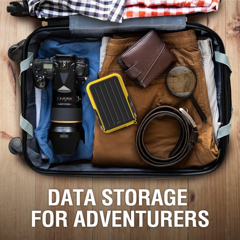 Silicon Power Armor A66 2TB Rugged External Hard Drive, Military-Grade