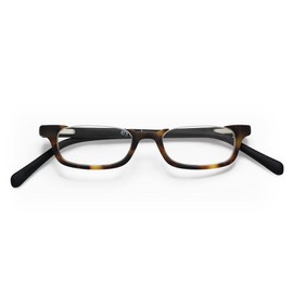 eyebobs - What Inheritance? | Premium Reading Glasses for Men and Women | Half-Rim Frames for Average Faces, Tortoise & Matte Black, 2.75