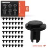 A-Premium 50PCS Nylon Retainer Clip Fasteners Compatible with Honda Civic