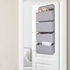 MaoXinTek Over Door Hanging Storage Organizer 4 Pocket Wall Mount
