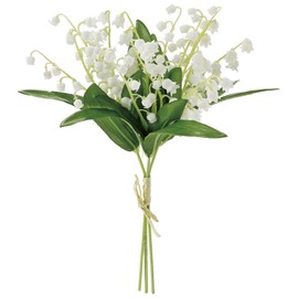 Tokyodo FM008408-zzz Artificial Flowers MAGIQ Flower Bouquet, White, Flower Diameter 0.4 x L9.4 x Width Approx. 5.9 inches (1 x 24 x 15 cm), Pack of 3