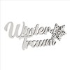 Melis Decorative Lettering Winter Dream - Winter Decoration Wooden Christmas
