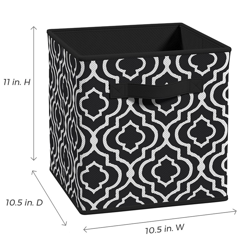 ClosetMaid 3252 Cubeicals Fabric Drawer, Iron Gate Black