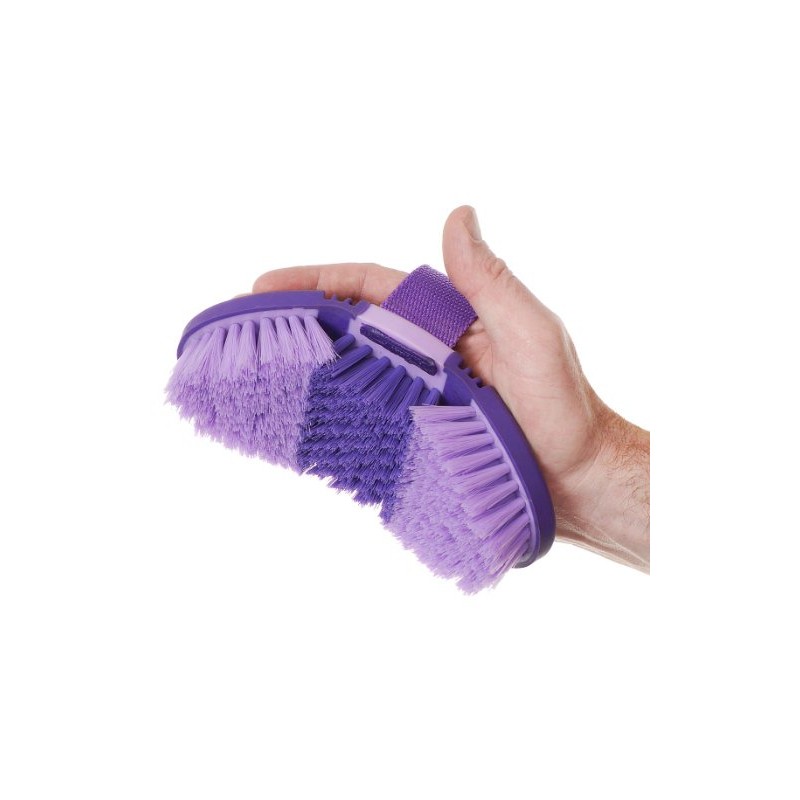Tough 1 Great Grips Flex Finishing Brush, Purple/Light Purple