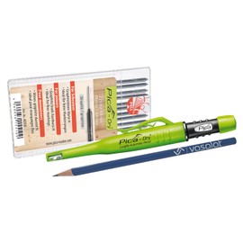 Pica Dry Deep Hole Marker Set - Mechanical Pencil with Automatic Lead Feed and 10 Refills Hardness H