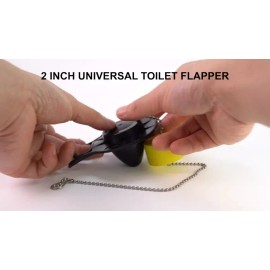 Hibbent 2 Pack 2-Inch Toilet Flapper Compatible American Standard 7381129-200.00