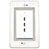 RiteAV in-Wall Cable Management Kit Recessed Outlet 3 HDMI Wall