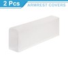 uxcell 2Pcs Stretch Armrest Covers, Polyester Soft Armchair Slipcovers Couch