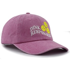 Pickleball Gifts for Women Men, Pickleball Accessories Baseball Cap, Christmas Father's Mother's Day Retirement Birthday Hats for Mom Dad Wife Husband Pink