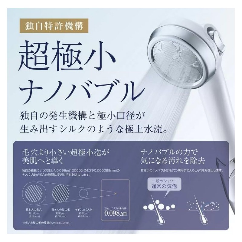 Japan Star NF2403-PC1 Nano Femirus Plus C Nano Bubble Shower