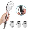 Bestgle Hand shower valve 2 pieces shut-off valve flow limiter