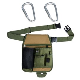 1 Piece Tool Storage Bag, 2 Piece Carabiners, Multi-Component Waist Bag, Adjustable Waist Bag, Gardening Supplies.