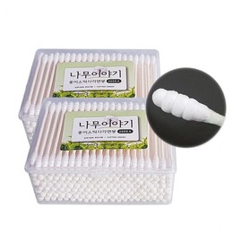 Paper Stick Square Cotton Swabs, 200 Pieces x 5 Packs - R 7642 2ea